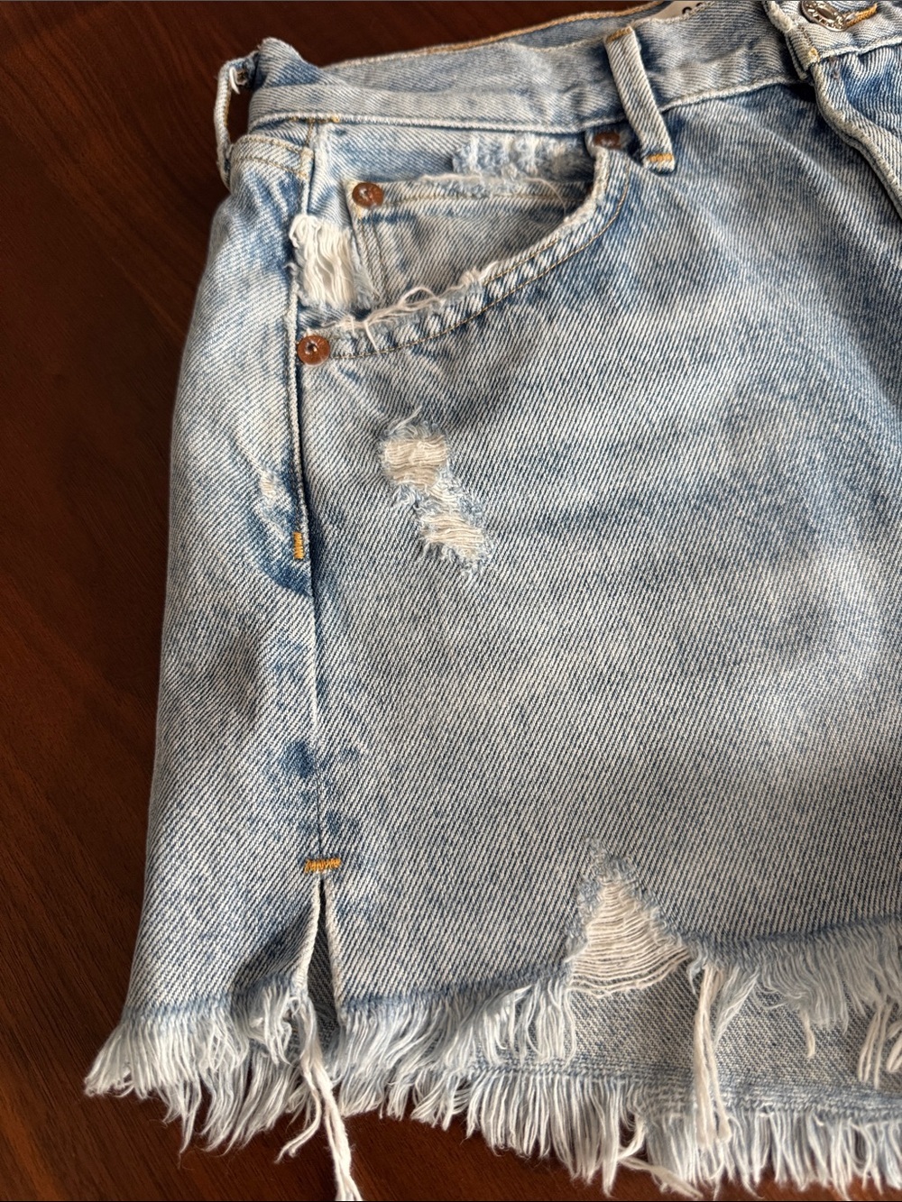 AGOLDE Jaden Jean Short Sz 26 - Picture 9 of 9